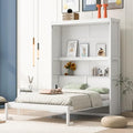 White Queen Murphy Wall Bed with Cushion C44850