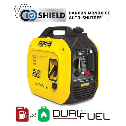 2500-Watt Dual Fuel Portable Inverter Generator Q40075