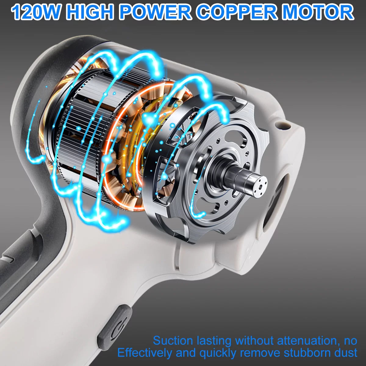 4 In 1 Handheld Wireless Car Vacuum Cleaner 9000Pa Strong Suction Mini Cleaner U558224