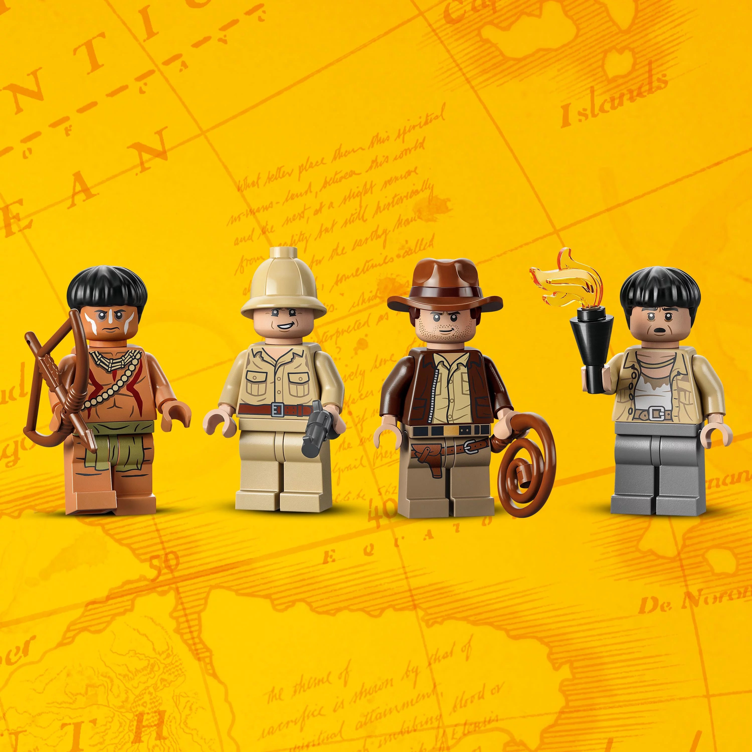 LEGO Indiana Jones Temple of the Golden Idol 77015 Building Project, includes 4 minifigures X587