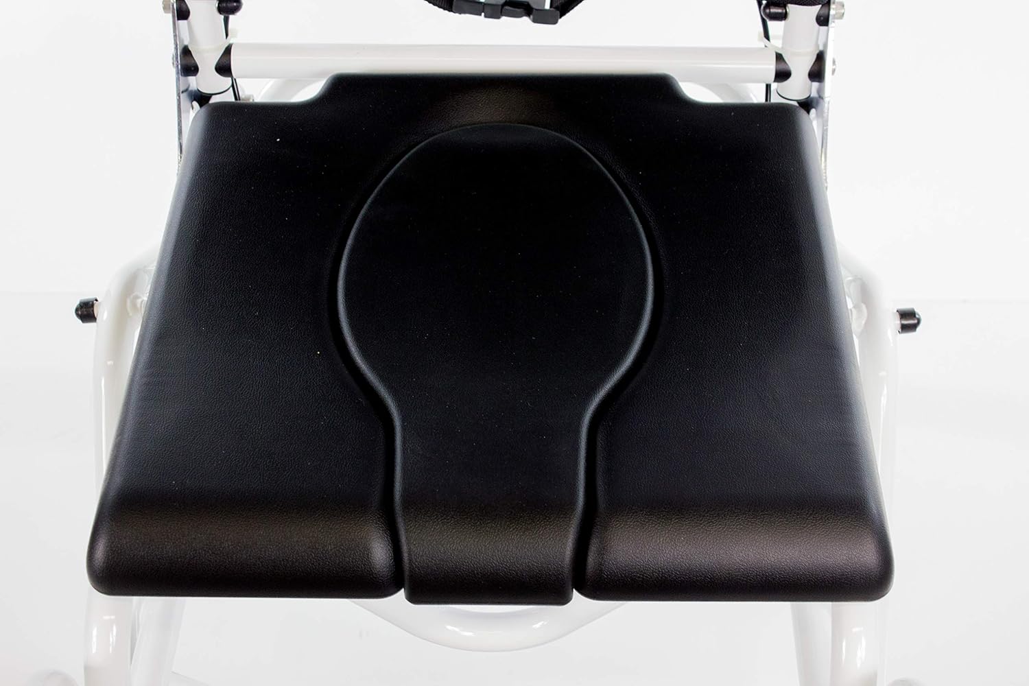 Tilt-in-Space Reclining Shower Commode Chair with Locking Casters C762