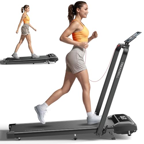 2 in 1 Foldable Under Desk Treadmill with Incline P752