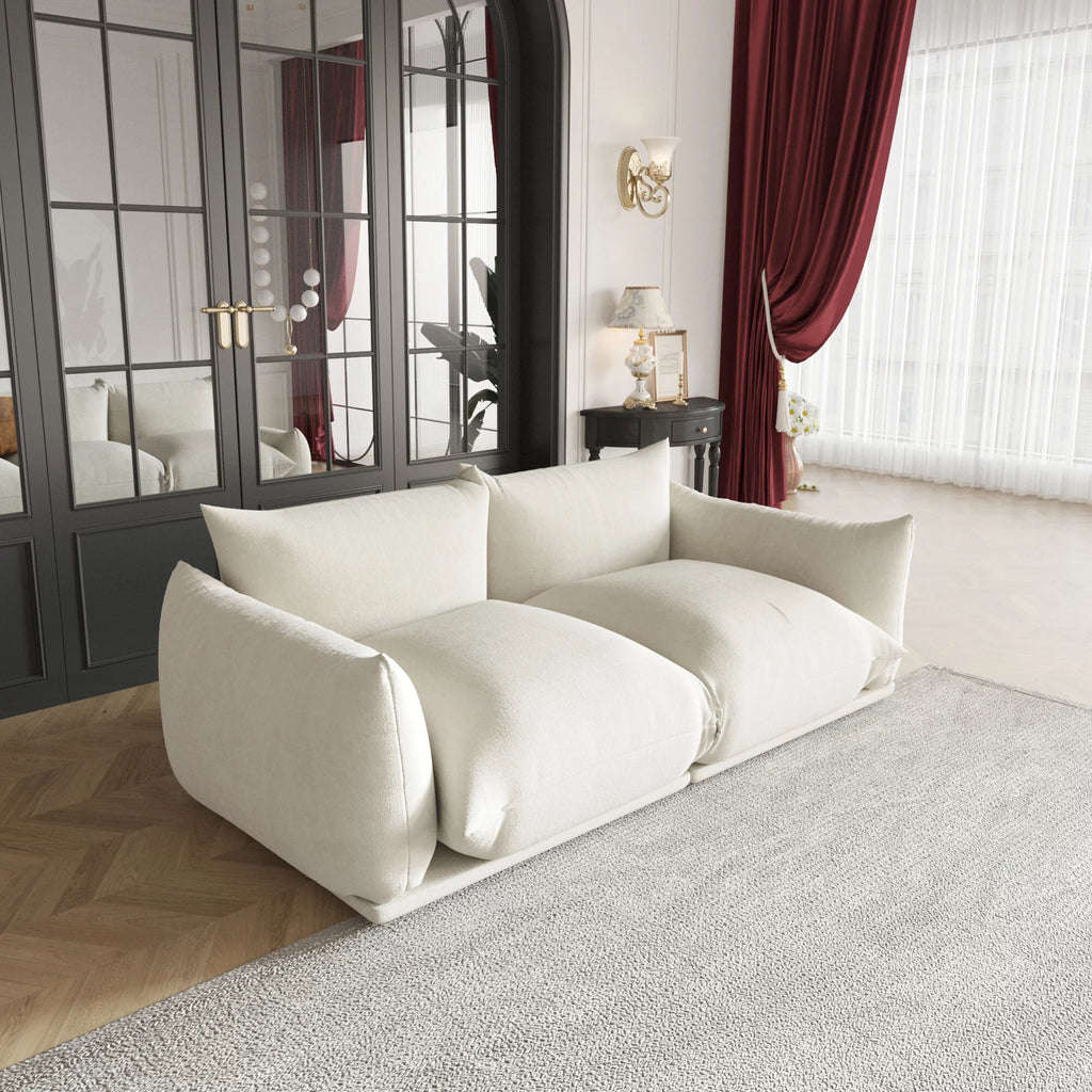 Beige Chenille Modular Sectional Sofa A347177