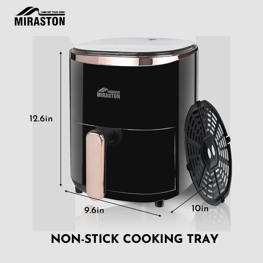 Compact 3.6 Qt 9-in-1 Digital Air Fryer with Baking Pan I7154