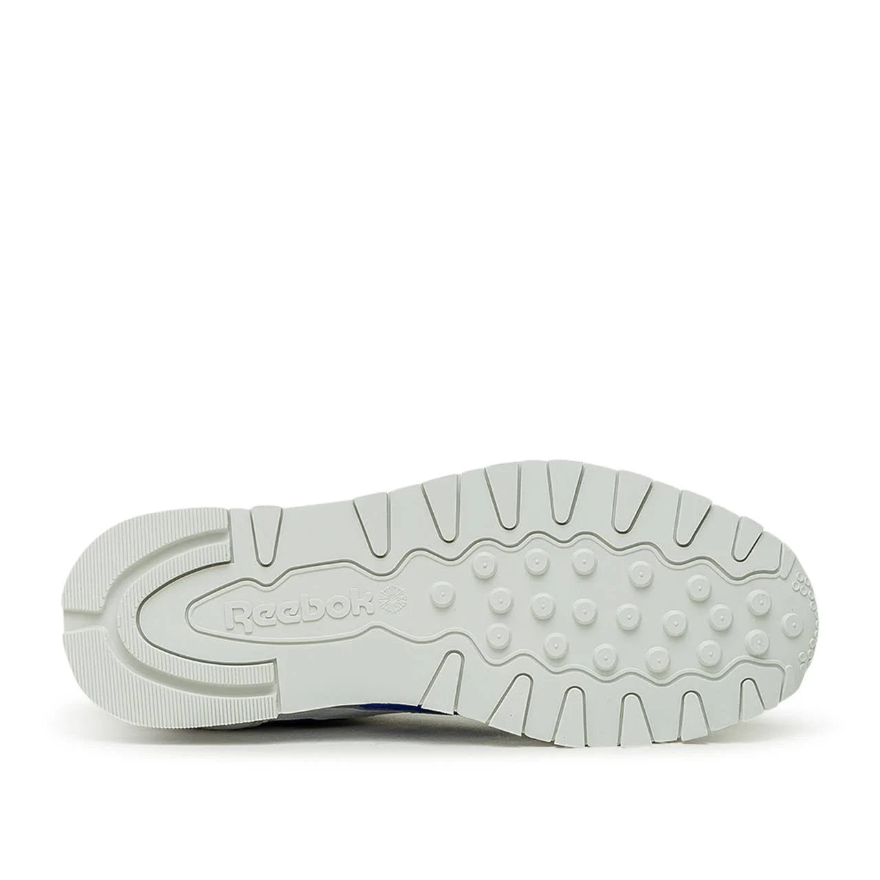 White Blue Leather Shoes P1022