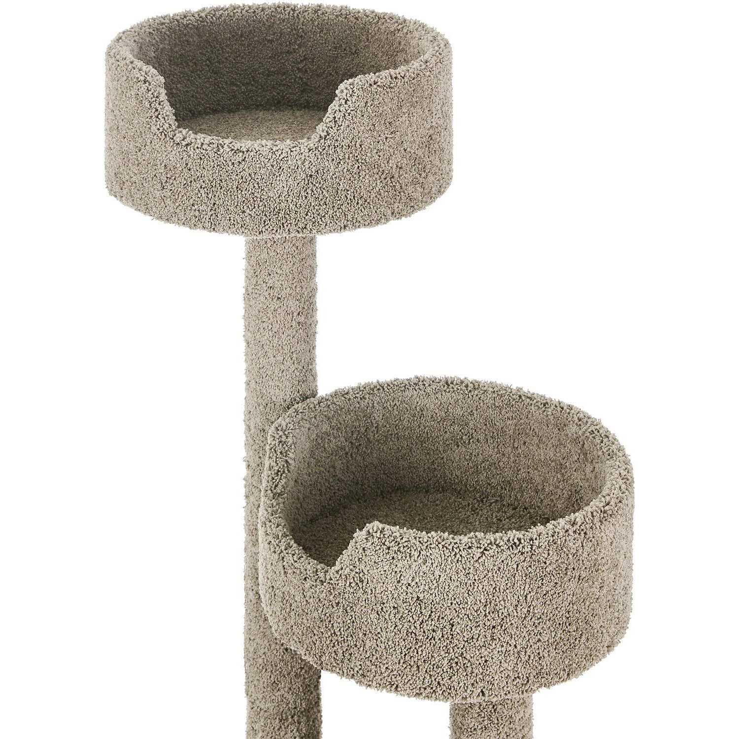 65-in Real Carpet Wooden Cat Tree T97596