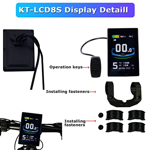 48V 350W Rear Hub Motor Ebike Conversion Kit with LCD Display Q9935