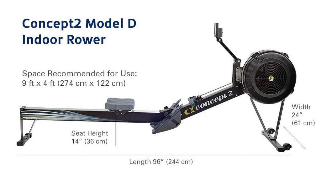 Black Indoor Rower with PM5 W788823