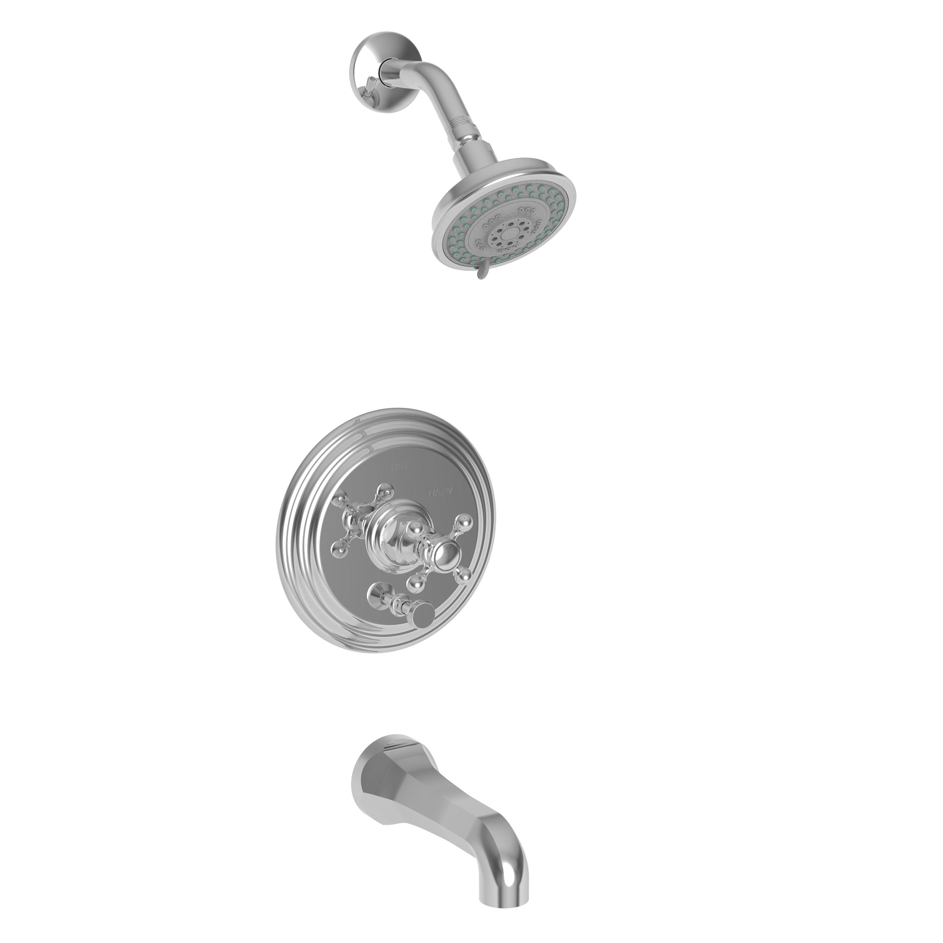 Polished Chrome Trim Balanced Pressure Tub/Shower Set U2670