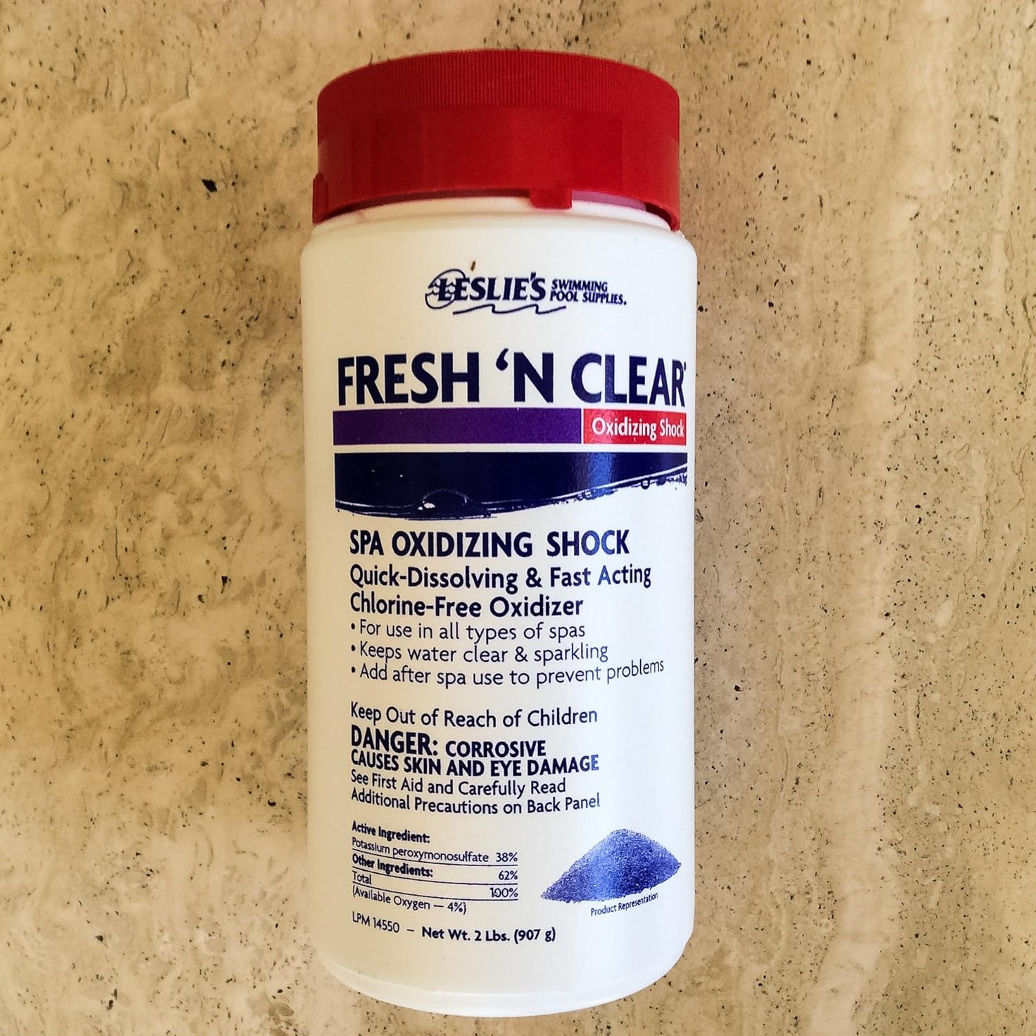 Granular Non Chlorine Oxidizing Pool Shock - 2 Pounds J2930