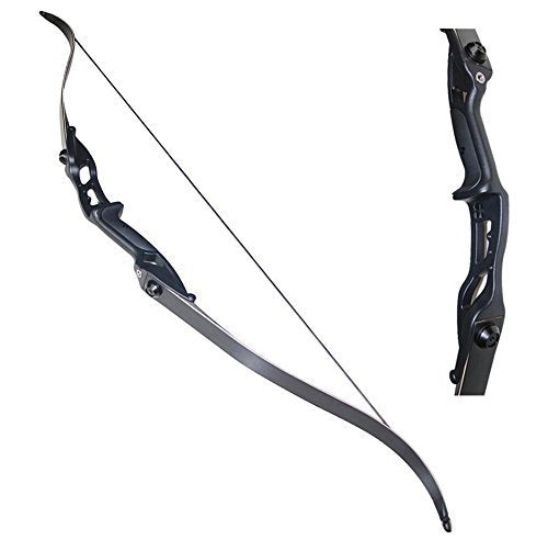 Black Metal Riser Takedown Recurve Bow T11807
