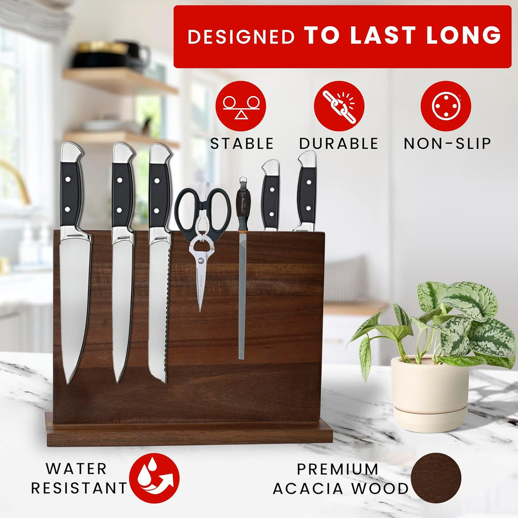 Wooden Magnetic Knife Holder E77630