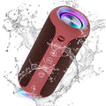 IPX7 Waterproof Bluetooth Speaker with LED Lights, 30H Playtime (Black) B646713