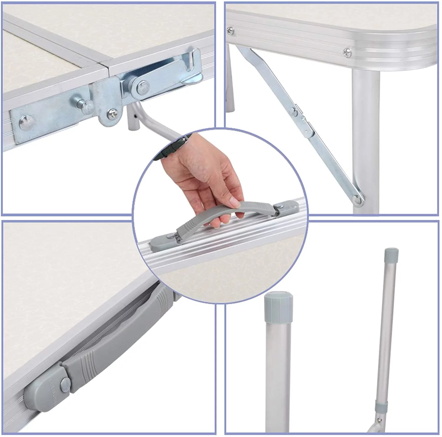 Aluminum Height Adjustable Portable Folding Table I542