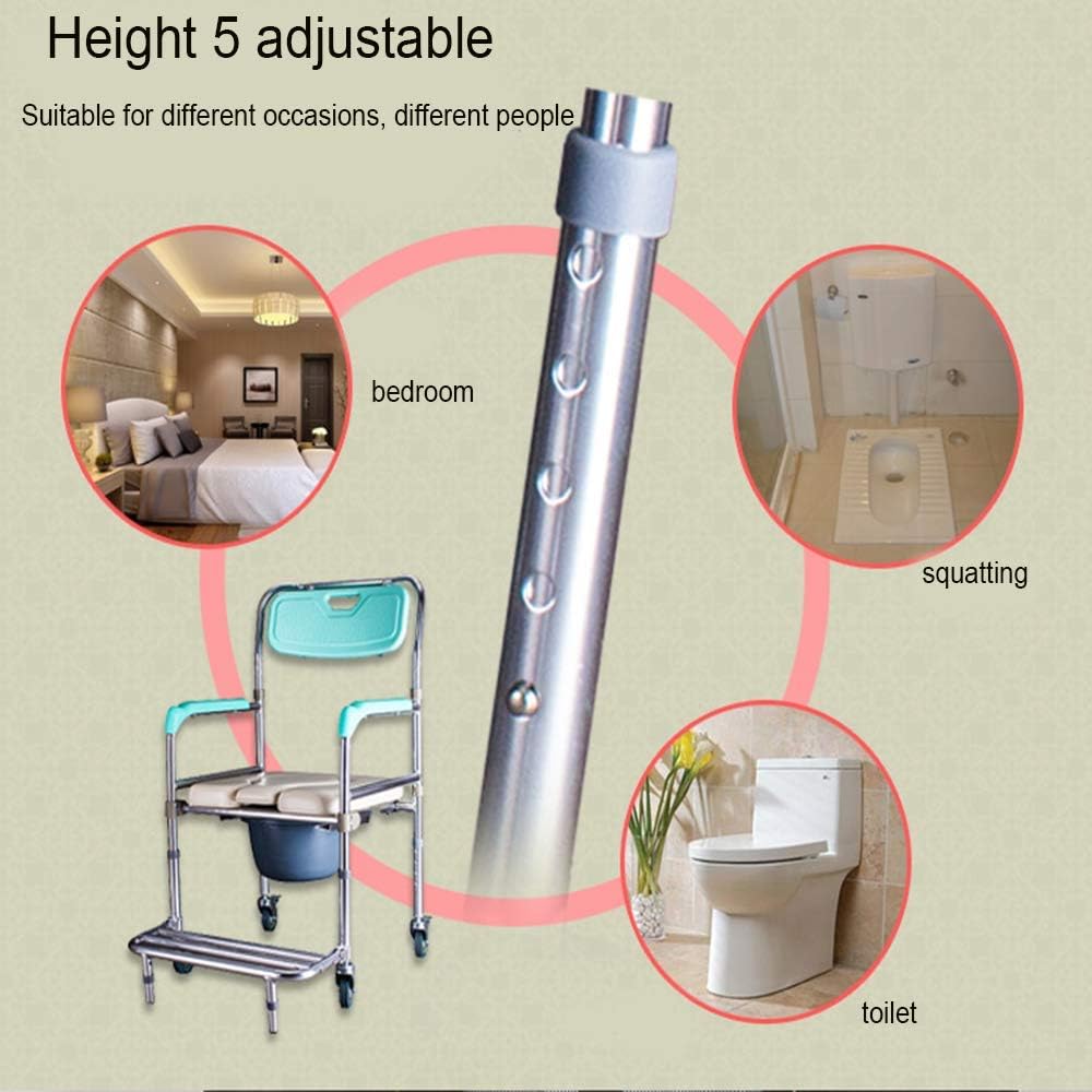 Folding Toilet Seat with Handles and Bucket A487655