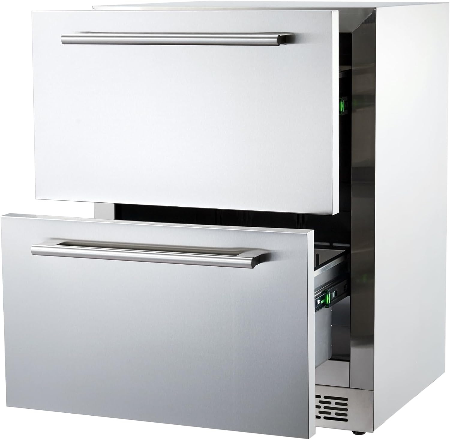 24 Inch Under Counter Drawer Fridge with Weatherproof Full Stainless Steel Body K2849