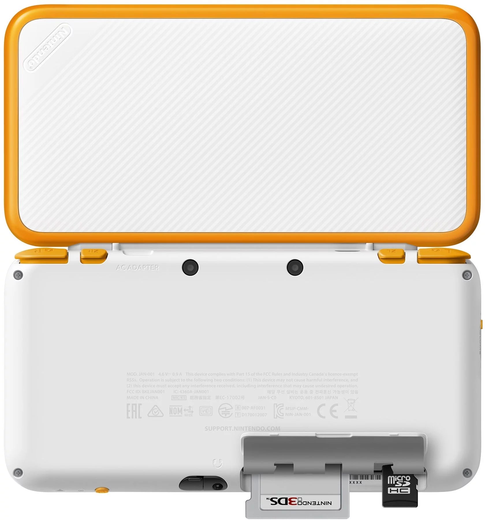 White & Orange Portable Gaming Console F24743