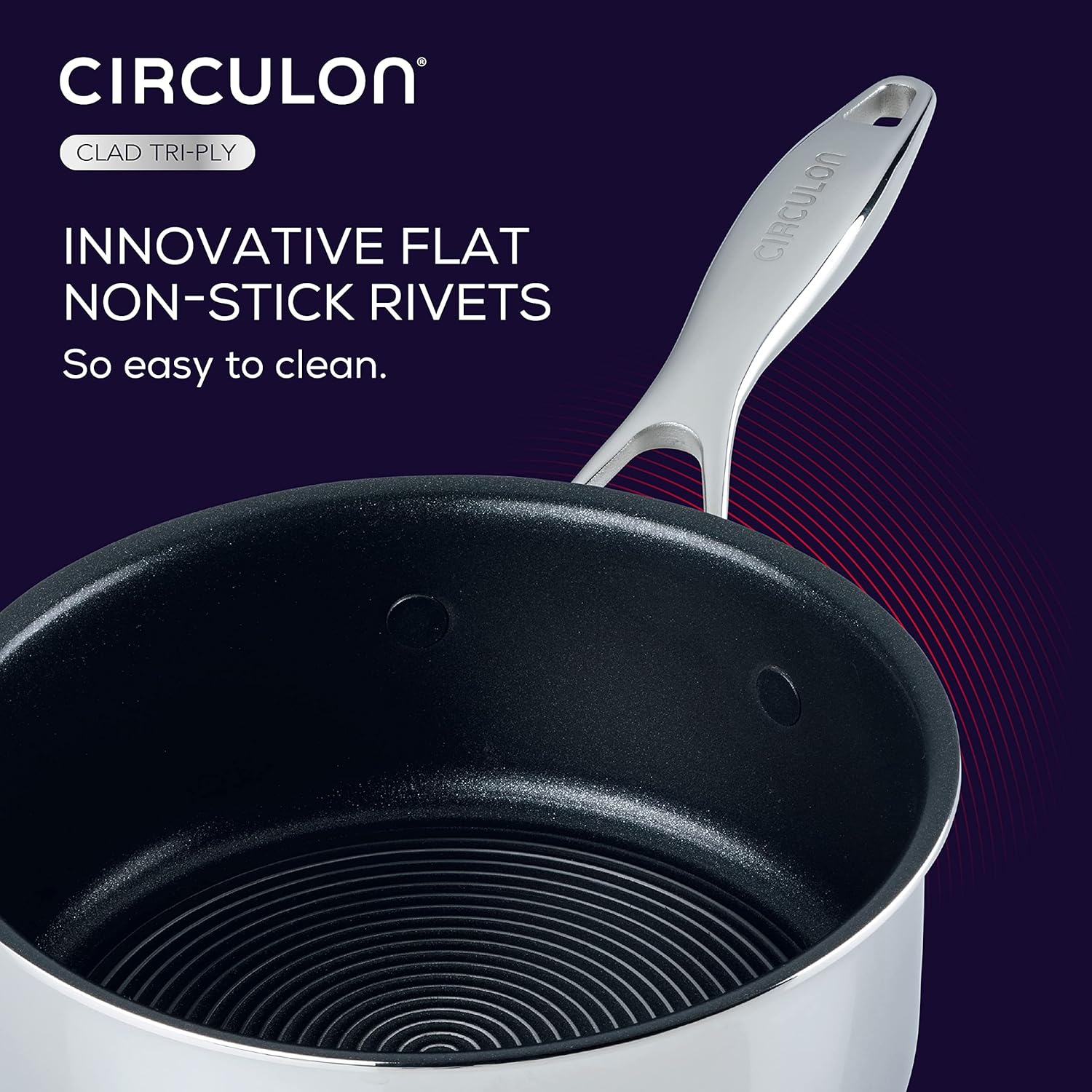 2 Quart Stainless Steel Saucepan with Glass Lid J9013