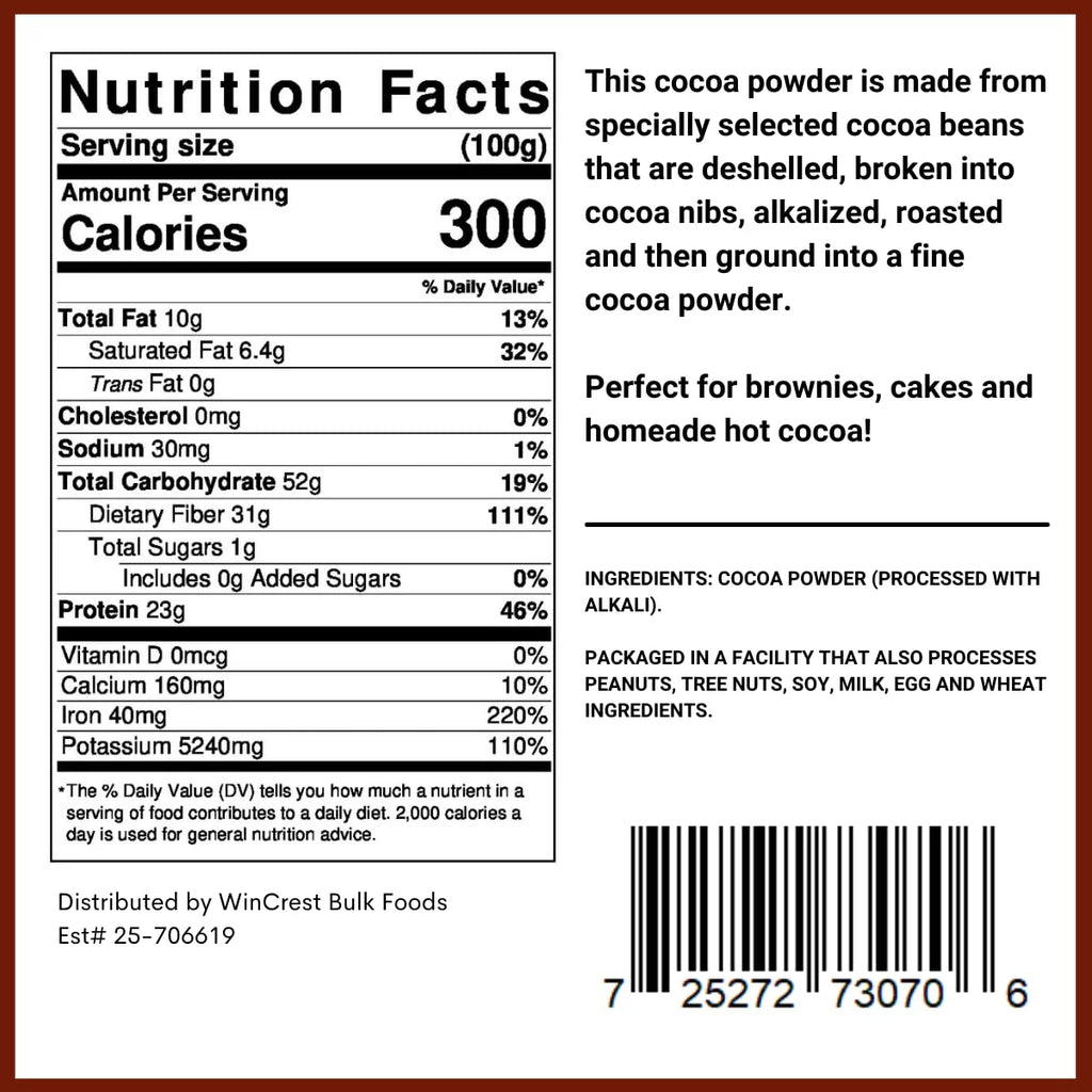 2 Lb Dutch Processed Cocoa Powder C269297