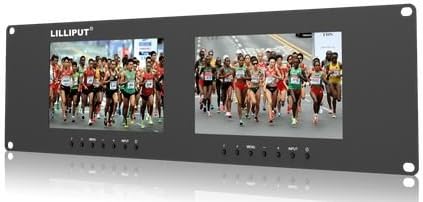 Dual 7" 3RU Rack Monitors 800X480 B2637