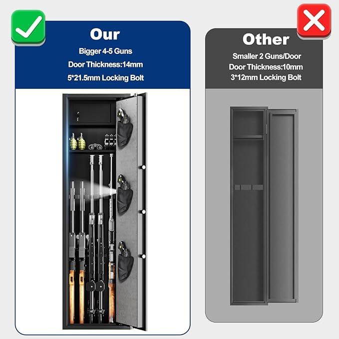 Large Gun Safe with Removable Shelf H6468