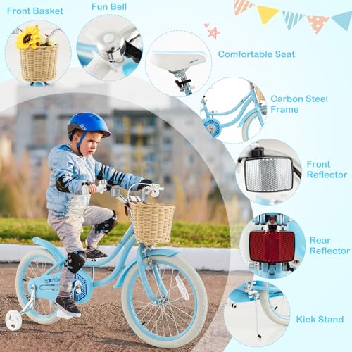 14 16 18 Inch Kids Bicycle with Training Wheels W661