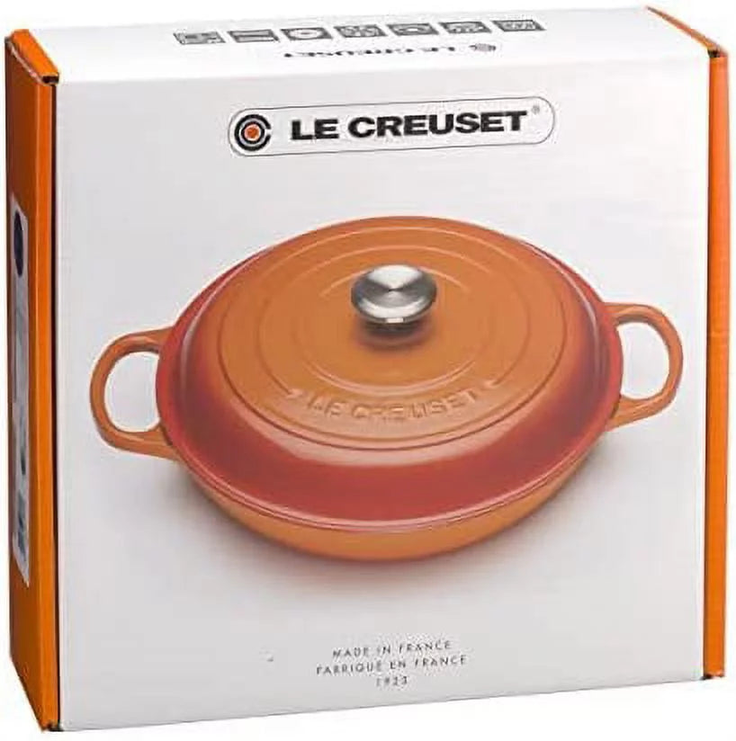 2.25 qt Enameled Cast Iron Braiser E304