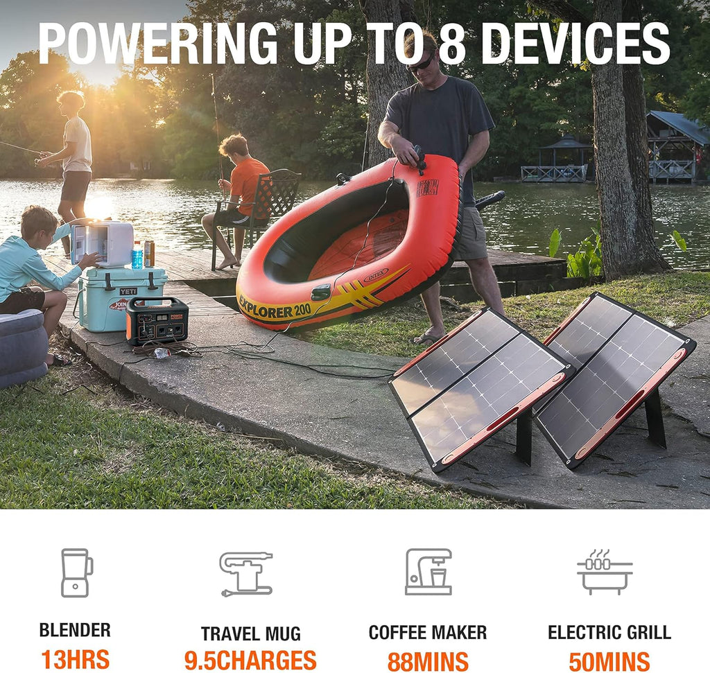 1002Wh Portable Power Station with AC Outlets E123