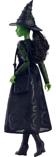 Green Skin Braided Black Hair Fashion Doll with Removable Ballroom Look V965468