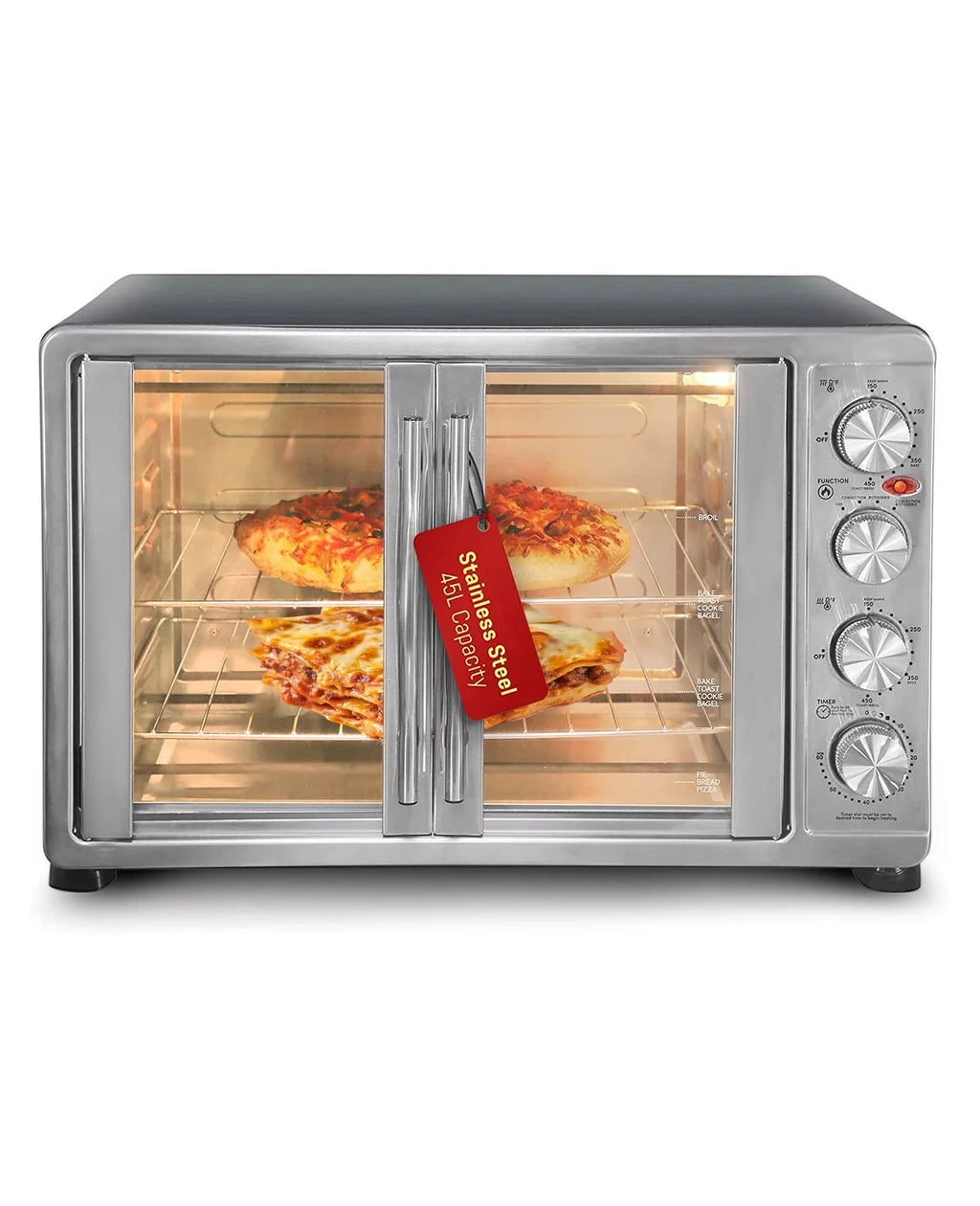 18-Slice Countertop Convection Oven with 4-Control Knobs Stainless Steel G1787