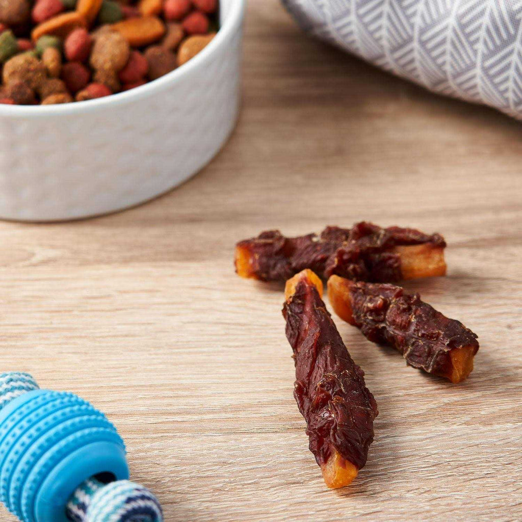 Sweet Potato Wrapped with Duck Flavor Dry Training Treats I43248