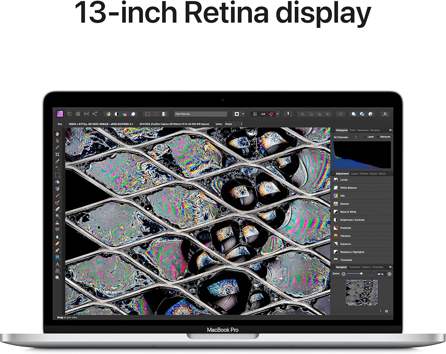 Apple MacBook Pro 13-inch with M2 Chip, 16GB RAM, 512GB SSD Storage Silver Z5034