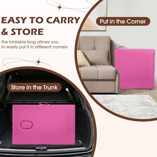 24 inch Wide Folding Height Adjustable Massage Table with Non-Woven Bag S16133