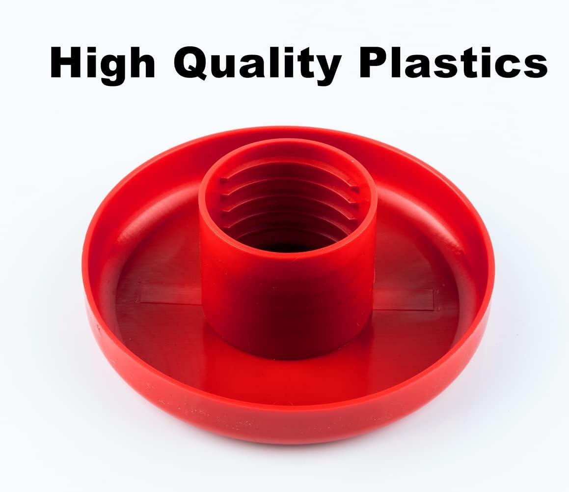 6 Pack Hummingbird Feeder Bottom Replacement Parts Base Set F20687