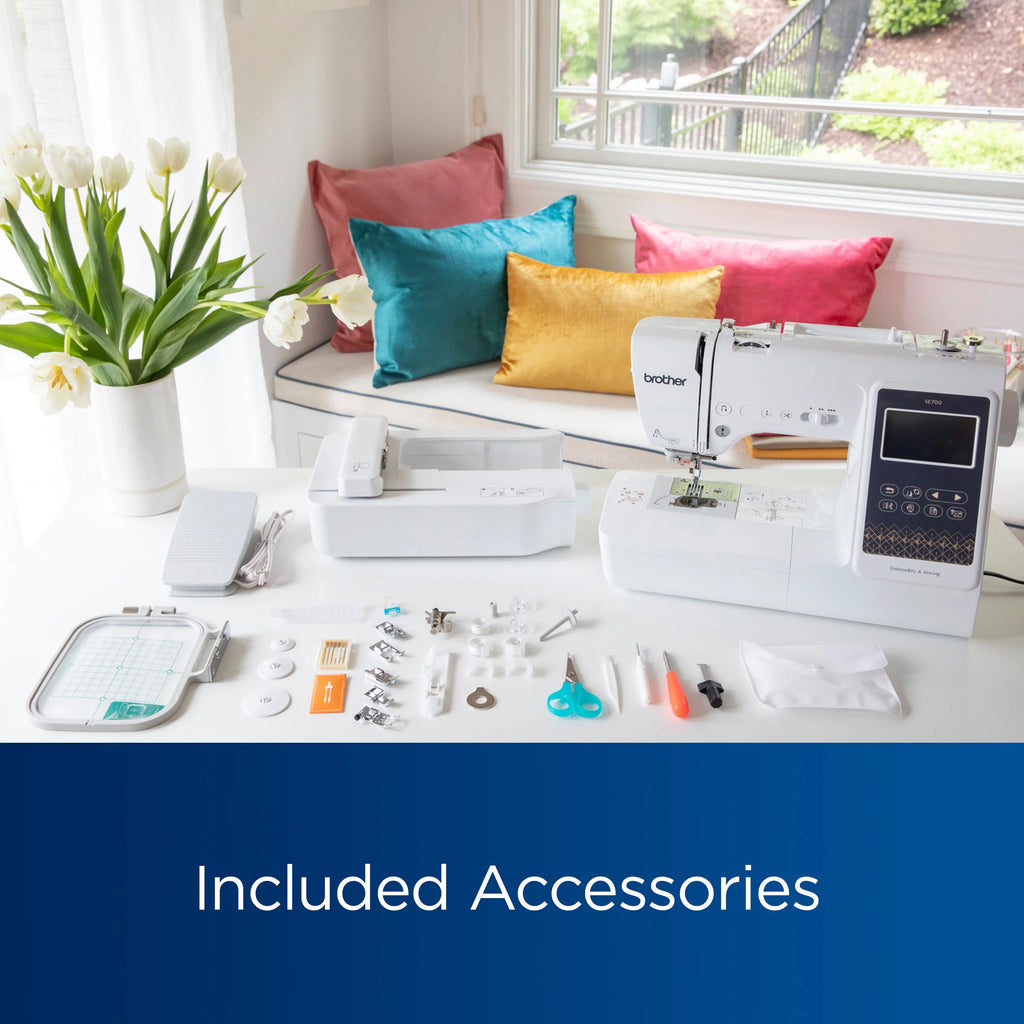 Computerized Sewing & Embroidery Machine with Built-in Designs & Wireless Connectivity O6053