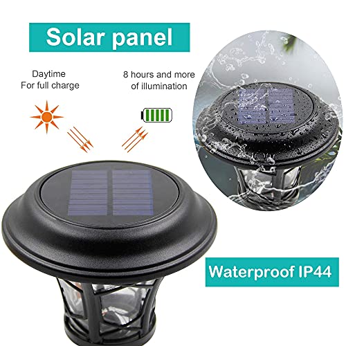 6 Pack Solar Powered Pathway Lights, Warm White B74254