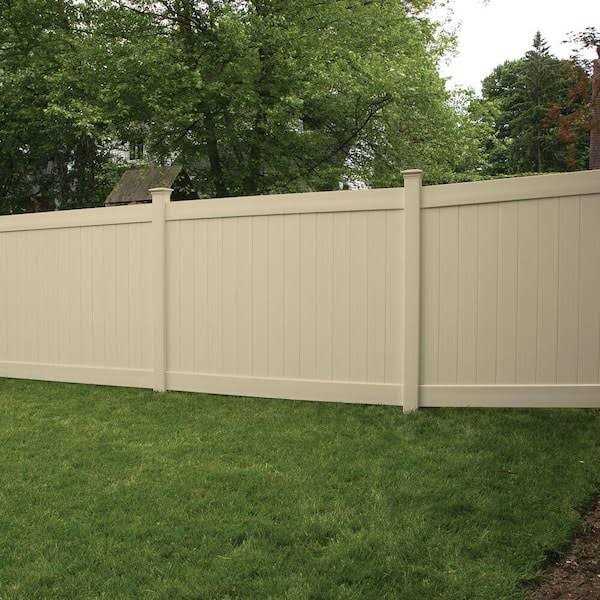 White Vinyl Privacy Fence Panel Kit X663