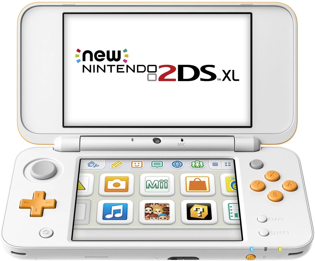 White & Orange Portable Gaming Console F24743