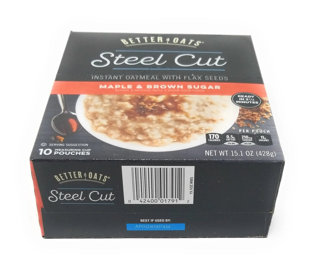 Steel Cut Maple Brown Sugar Oats 2 Pack 15.1 Ounce T53404