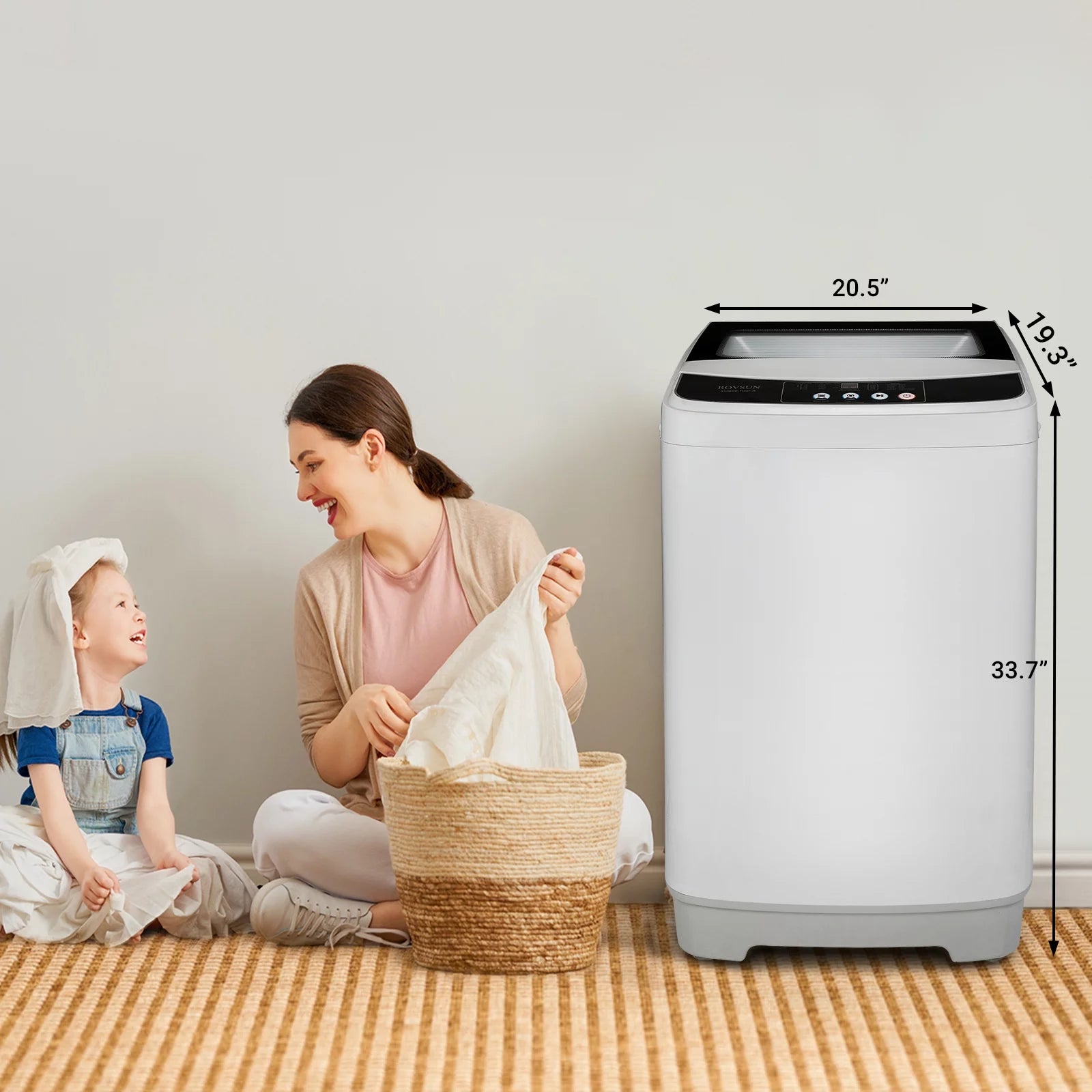 13lbs Portable Washing Machine with Spin Dryer N92488