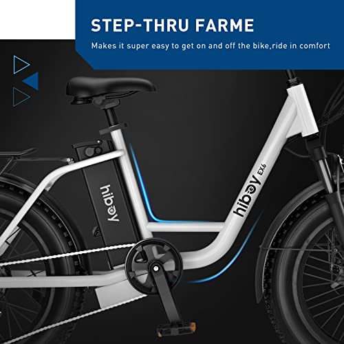 Electric Bike with 960W Peak Motor, 25mph Max Speed, 720WH Removable Battery, 20" Electric Bicycle with Shimano 7 Speed and Front Suspension L70493
