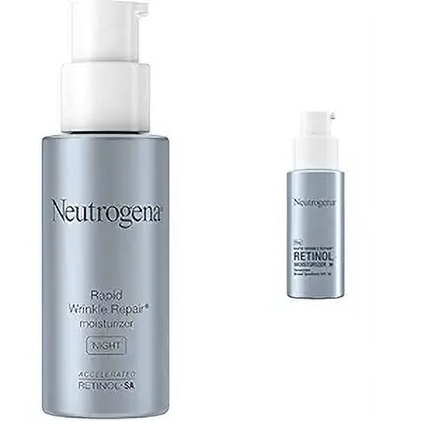 1 fl. oz Retinol Facial Moisturizer with SPF 30 Sunscreen & 1 fl. oz Retinol Face & Neck Night Moisturizer Z2109