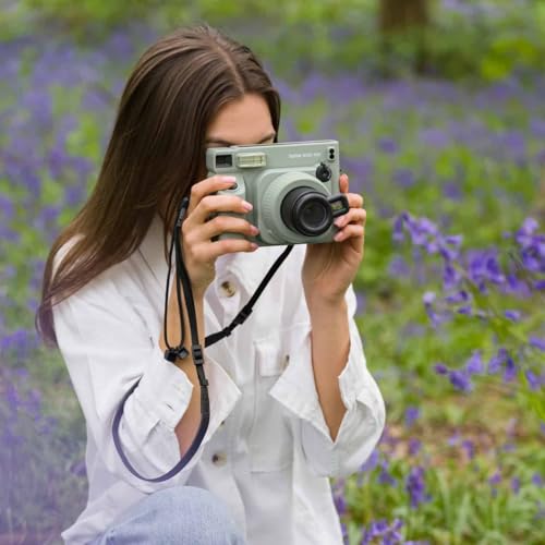 Sage Green Instant Film Camera with 40 Sheets and Carrying Case P9371