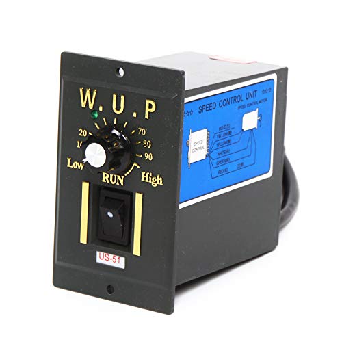 110V AC Single-Phase High Torque Electric Gear Motor with Speed Controller 0-45RPM 120W 30K W1365