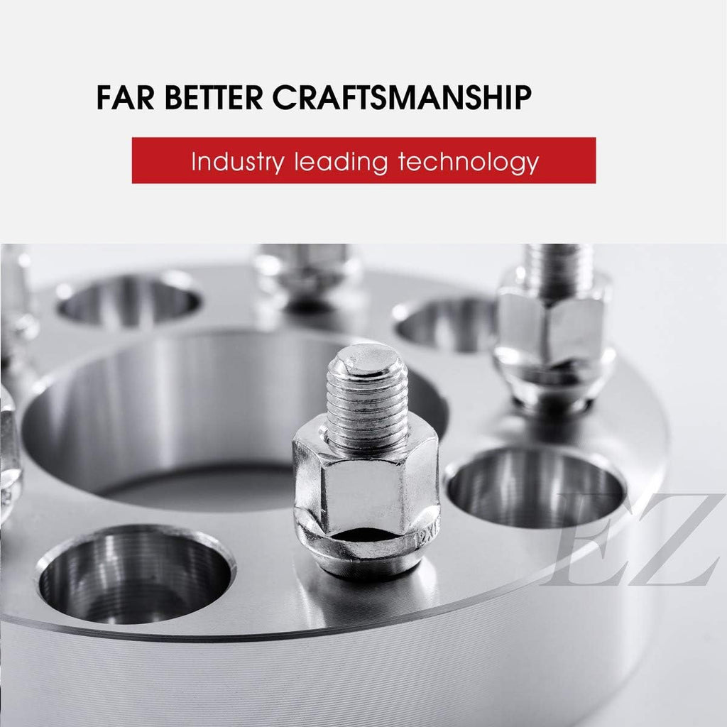 2 Billet Wheel Adapters 5x112 to 5x114.3 Thickness 1 Inch V66270