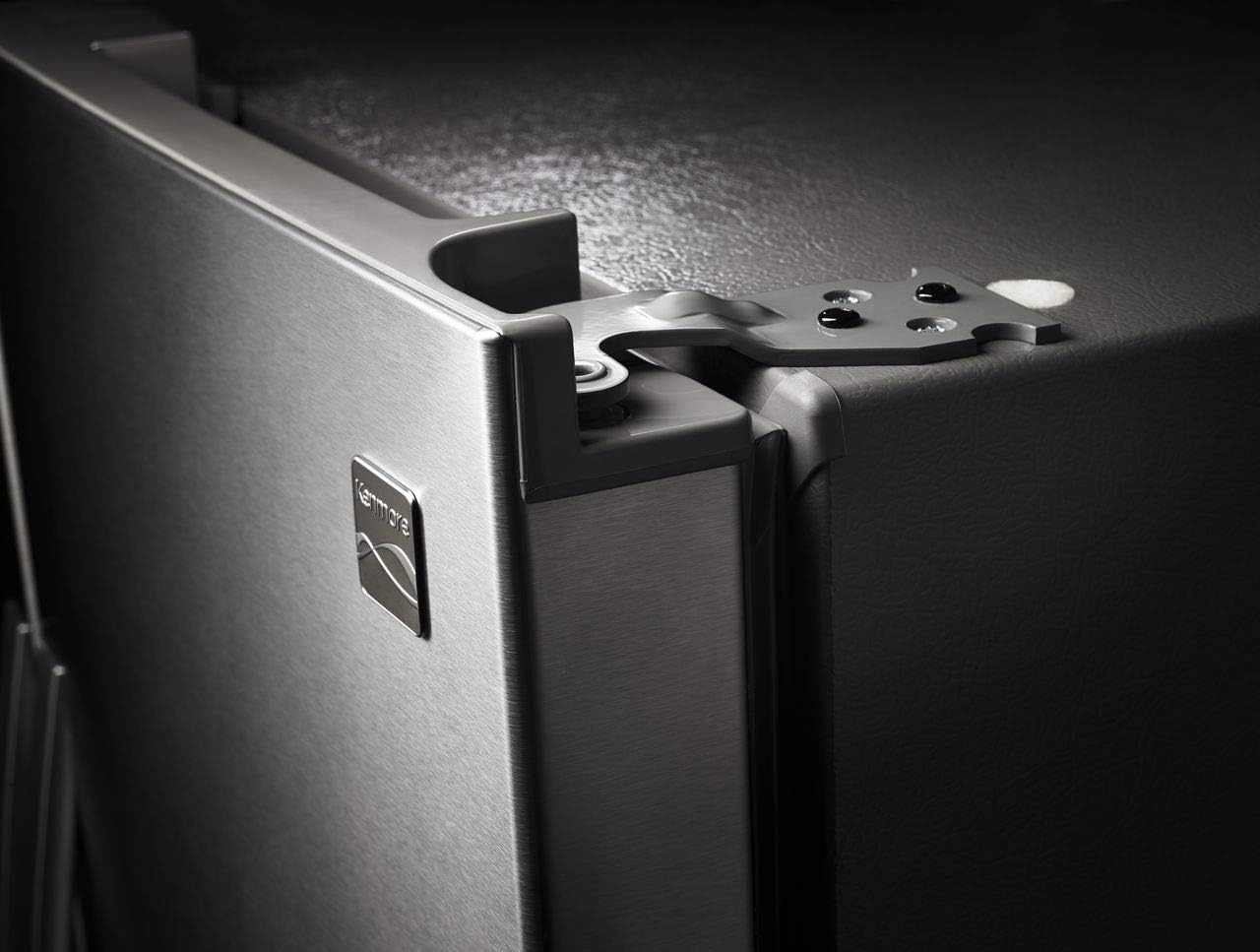 36 Side-by-Side Refrigerator and Freezer Stainless Steel O827