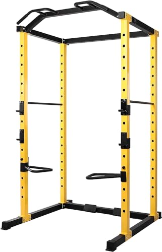 2.35" x 2.35" Power Cage Squat Rack with Attachments and Accessories F472