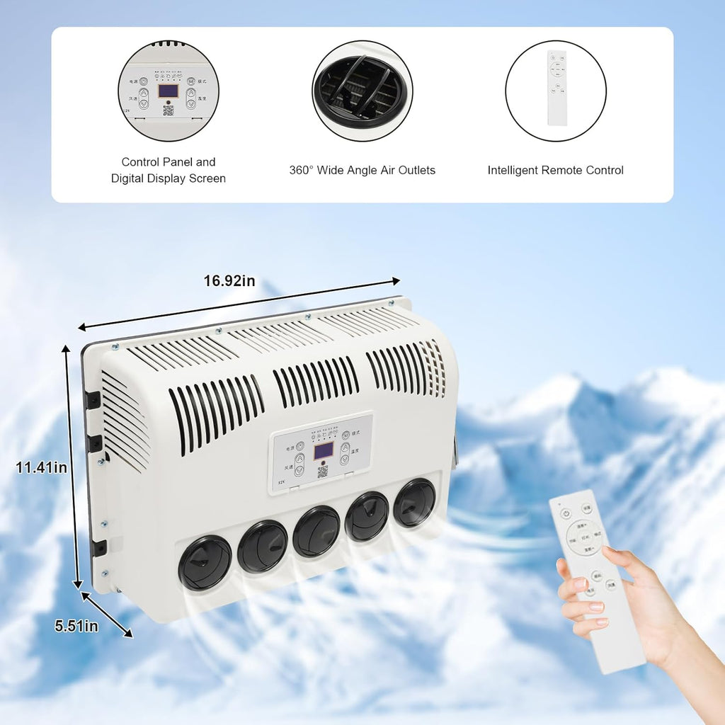 12V 11000BTU Mini Split Air Conditioner Q181217