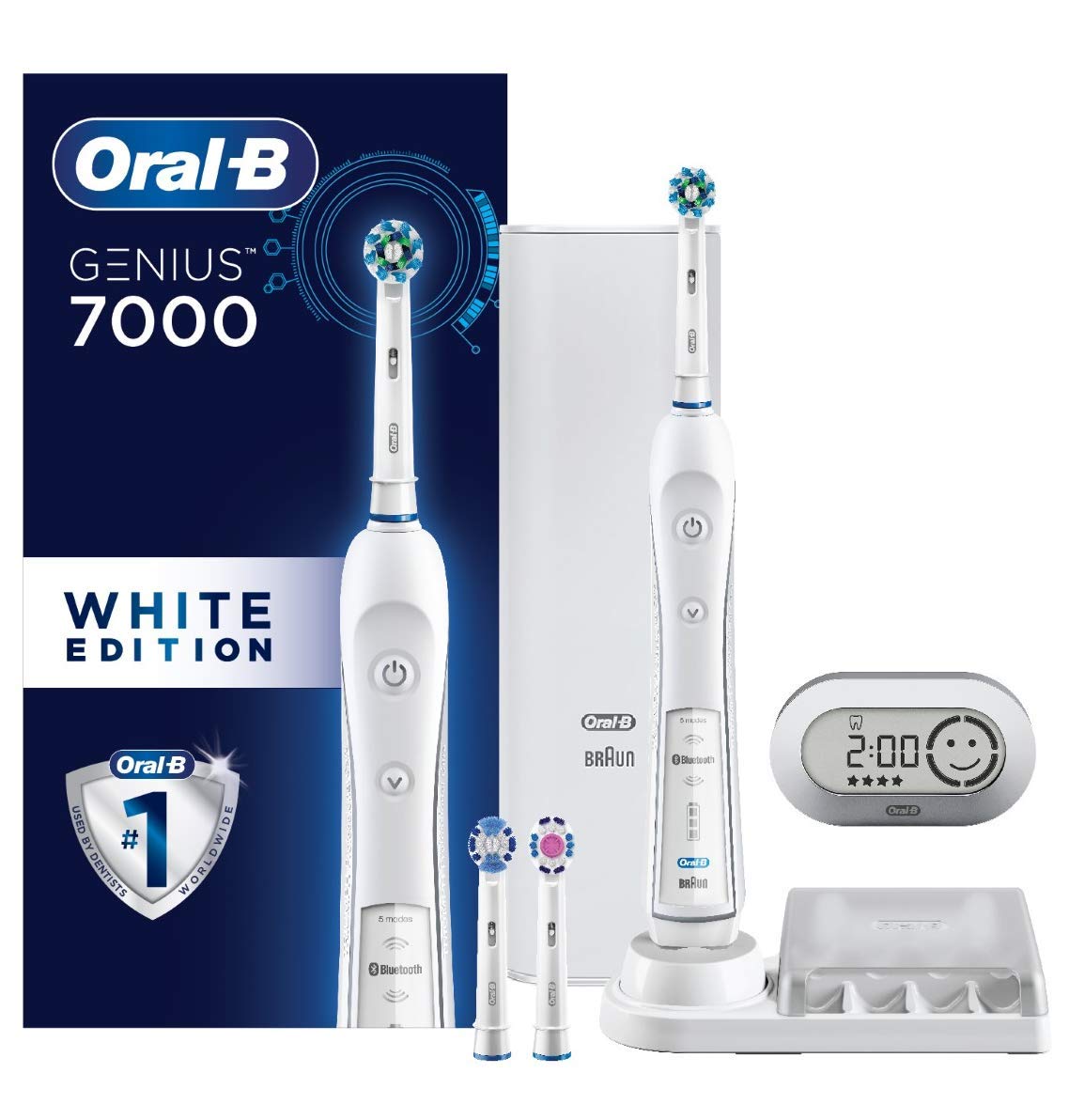 White Electric Toothbrush with Travel Case I999