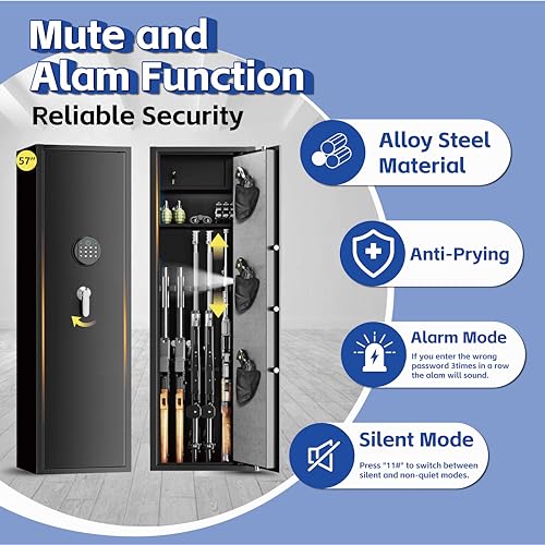 Large Gun Safe with Removable Shelf H6468